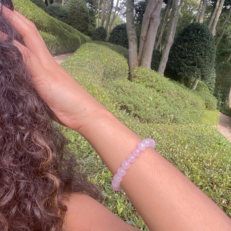 Bracelet Femme en Quartz Rose – Image 3